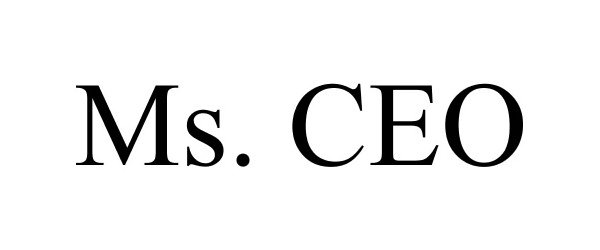 Trademark Logo MS. CEO