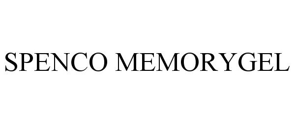  SPENCO MEMORYGEL