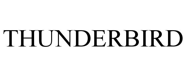 Trademark Logo THUNDERBIRD