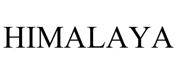 Trademark Logo HIMALAYA