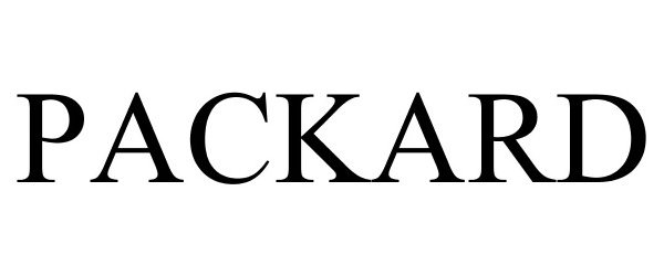 Trademark Logo PACKARD