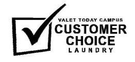 Trademark Logo VALET TODAY CAMPUS CUSTOMER CHOICE LAUNDRY