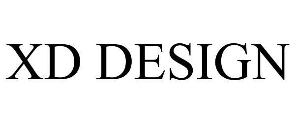 Trademark Logo XD DESIGN