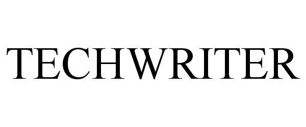 Trademark Logo TECHWRITER