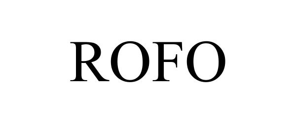 Trademark Logo ROFO
