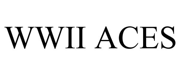 Trademark Logo WWII ACES