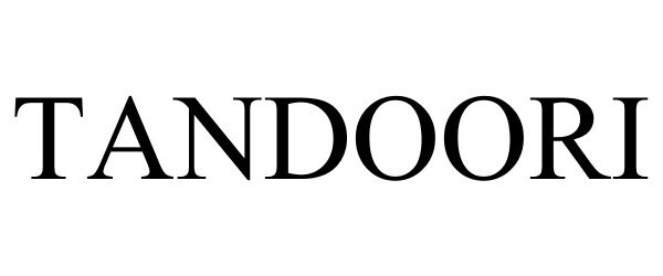 Trademark Logo TANDOORI