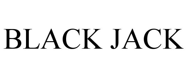 Trademark Logo BLACK JACK