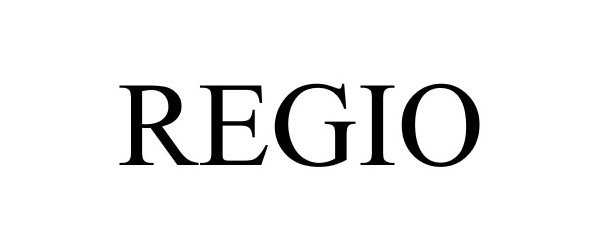 Trademark Logo REGIO