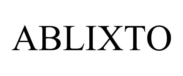 Trademark Logo ABLIXTO