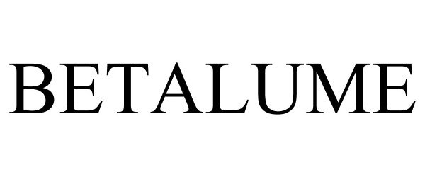 Trademark Logo BETALUME