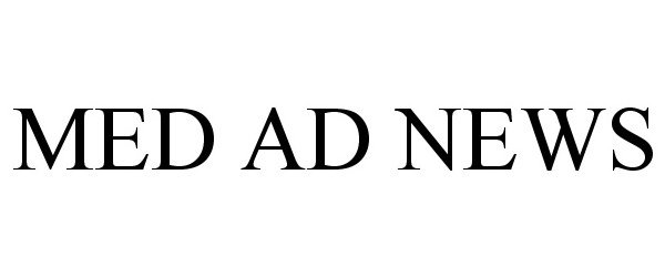 Trademark Logo MED AD NEWS