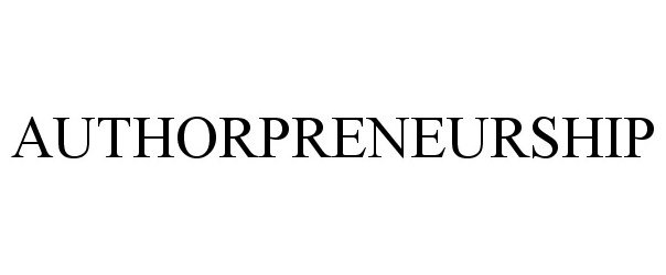  AUTHORPRENEURSHIP