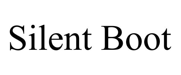 Trademark Logo SILENT BOOT