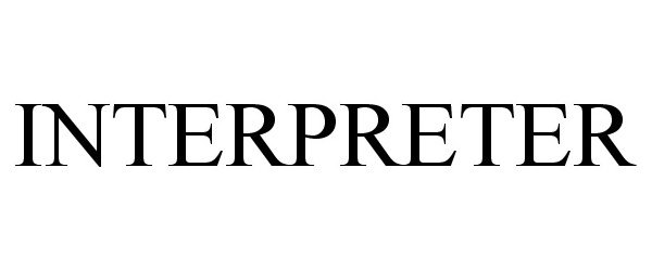 Trademark Logo INTERPRETER