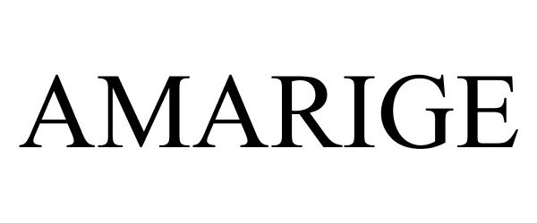 Trademark Logo AMARIGE
