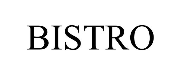 BISTRO - Solo Cup Operating Corporation Trademark Registration