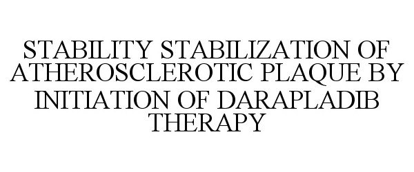  STABILITY STABILIZATION OF ATHEROSCLEROTIC PLAQUE BY INITIATION OF DARAPLADIB THERAPY