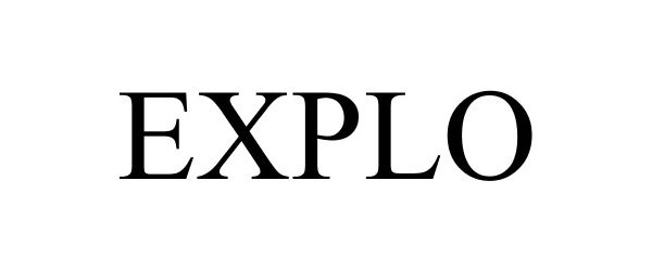 Trademark Logo EXPLO