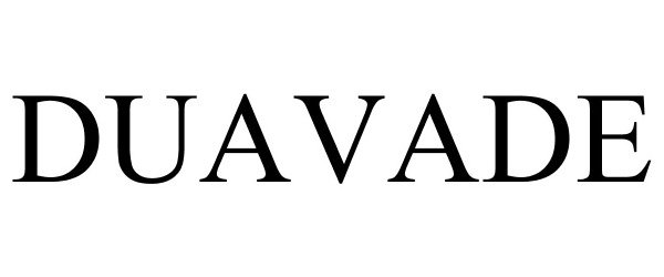 Trademark Logo DUAVADE
