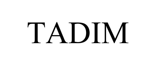Trademark Logo TADIM