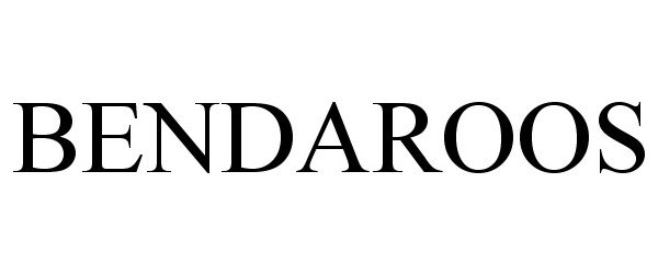 Trademark Logo BENDAROOS