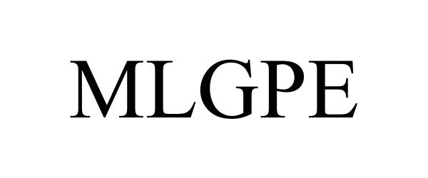 Trademark Logo MLGPE
