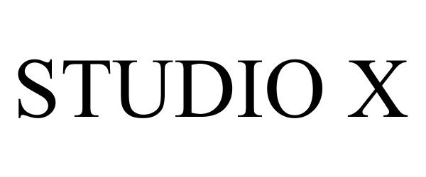 Trademark Logo STUDIO X