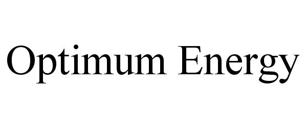 Trademark Logo OPTIMUM ENERGY