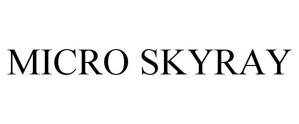  MICRO SKYRAY