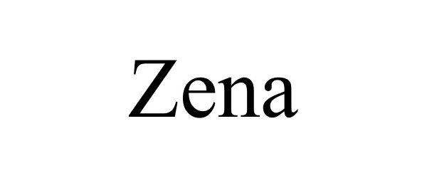 Trademark Logo ZENA