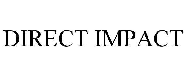 Trademark Logo DIRECT IMPACT