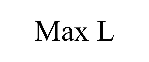 Trademark Logo MAX L