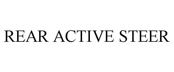 Trademark Logo REAR ACTIVE STEER