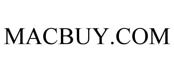 Trademark Logo MACBUY.COM