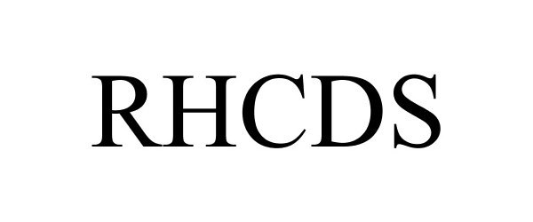 Trademark Logo RHCDS