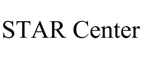 Trademark Logo STAR CENTER