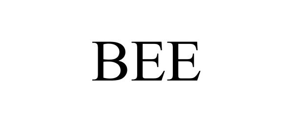 Trademark Logo BEE