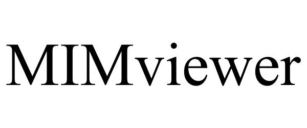 Trademark Logo MIMVIEWER