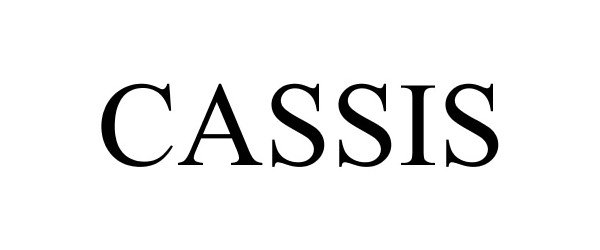 Trademark Logo CASSIS