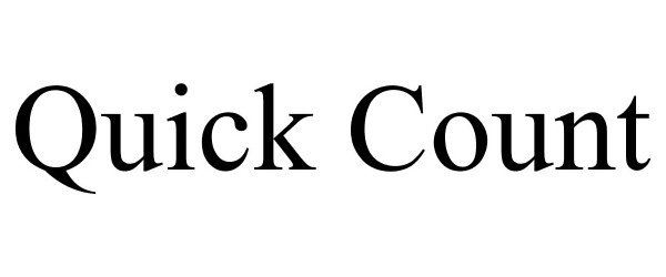 Trademark Logo QUICK COUNT