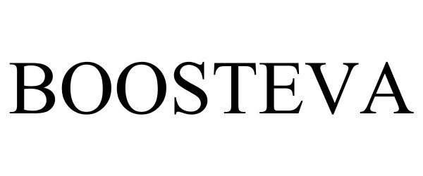 Trademark Logo BOOSTEVA
