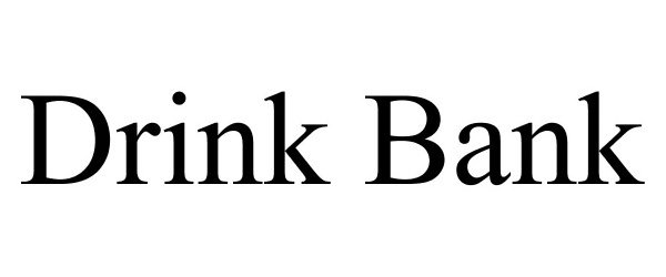 Trademark Logo DRINK BANK