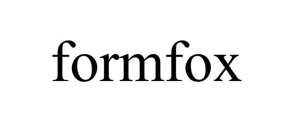 Trademark Logo FORMFOX