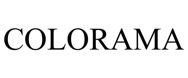 Trademark Logo COLORAMA