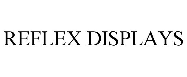 Trademark Logo REFLEX DISPLAYS