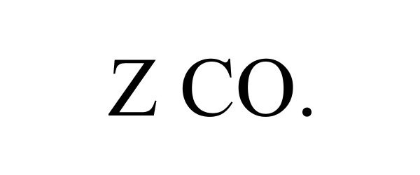 Trademark Logo Z CO.