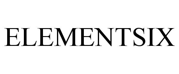 Trademark Logo ELEMENTSIX