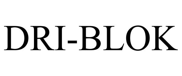 Trademark Logo DRI-BLOK