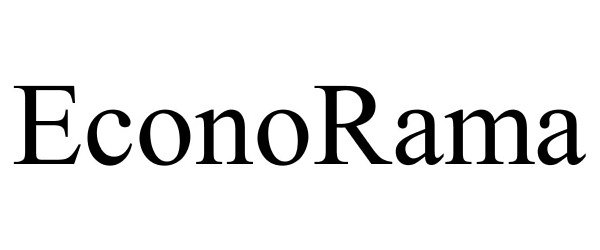 Trademark Logo ECONORAMA